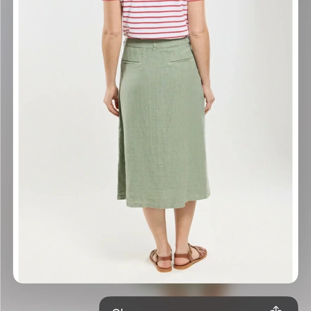 Armor Lux Linen A line Skirt - Picture 3 of 8